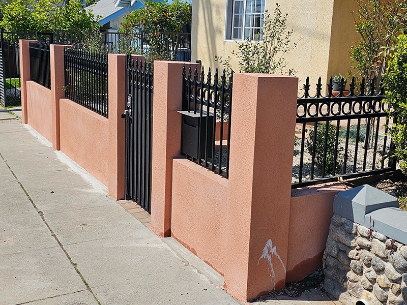 New Retaining Wall Entrance in Los Angeles