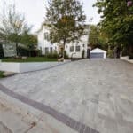 driveway pavers vs concrete in Los Angeles modern paver driveway installation