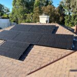 New solar panels installed on roof in Woodland Hills