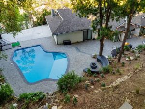 Backyard Remodeling With Pool and Pavers in Los Angeles