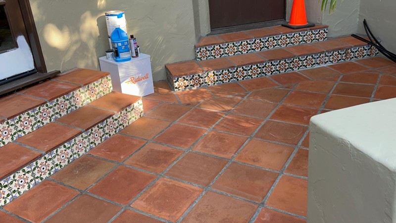 terracotta tile installation spanish style los angeles