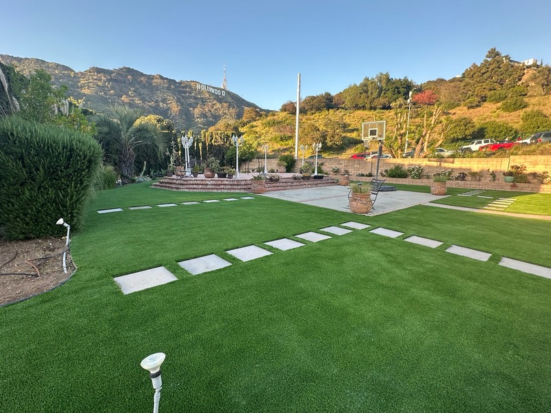 Modern outdoor living space created by Green Advisor Inc.