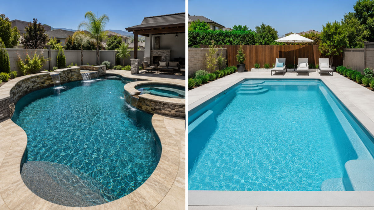 Concrete vs Fiberglass Pool